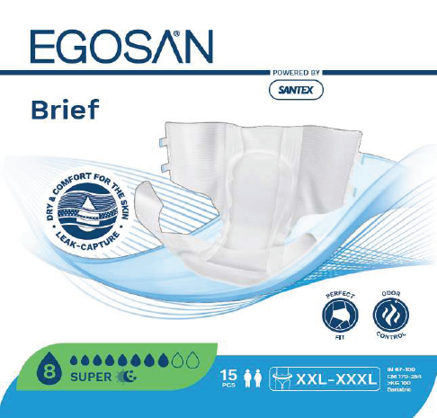 Egosan Vita Soft Super XXL-XXXL püksmähkmed täiskasvanutele, N15, imavus 3400 ml